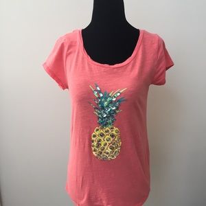 Cupio Coral Pineapple T-Shirt M